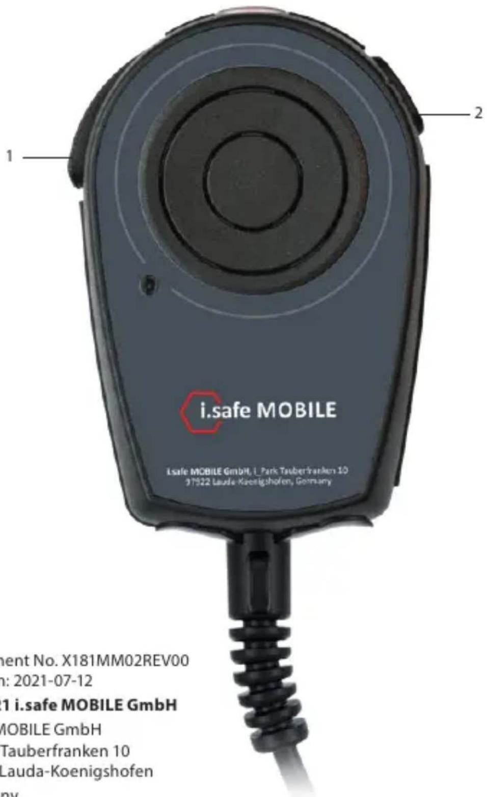 i.safe Mobile IS-RSMG2.2 - > KEYS AND SPECIAL FEATURES - 1