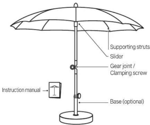 Glatz Alexo - Setting up the sunshade - 1