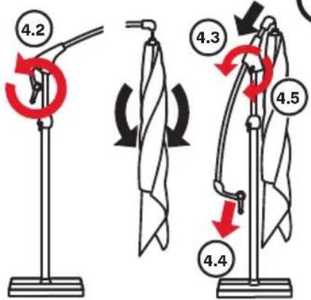 Glatz Pendalex P+ - Turning the parasol - 1