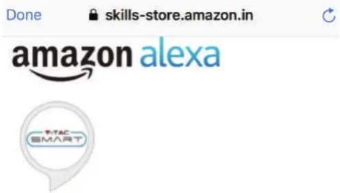 V-TAC VT-5141 - CONFIGURAÇÕES ALEXA - 3