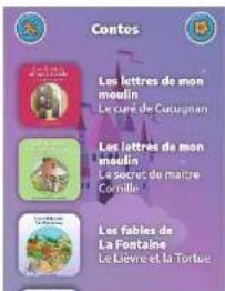 Contos Les lettres de mon moulin Le cadre de Cucugian Les lettres de mon moulin Le secret de maître Cornille Les fables de La Fontaine Le Lievre et la Tortue