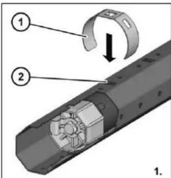 Superrollo RM10MMB - Beschadiging van de buismotor door boren of schroeven. - 2