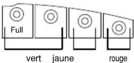 Maruyama MS40Li - Vérification de l'etat de la batterie   Méthode de détermination de l'etat de la batterie - 1