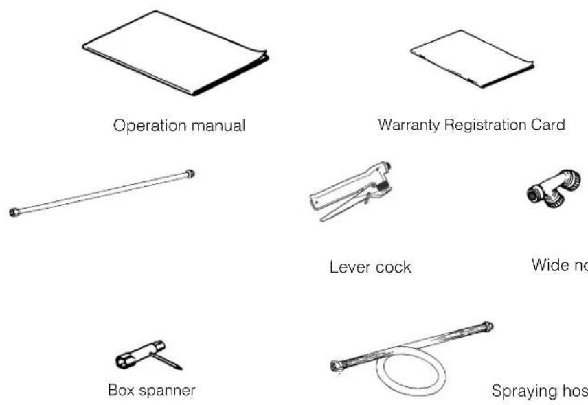 Maruyama MS75 - Confirmation of standard parts - 1