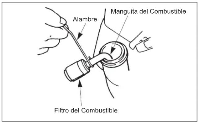 Maruyama MT23L - Cambio del Filtro de Combustible - 1
