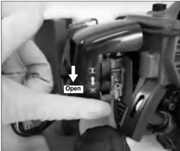 Maruyama MS0741E - Return choke slowly. - 1