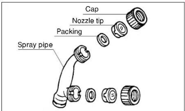Maruyama MS0741E - Replacement nozzle - 1