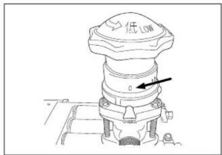 Maruyama MS333 - Coincide knob of pressure regulator with 0. - 1