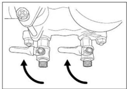 Maruyama MS333 - Close the valve. - 1