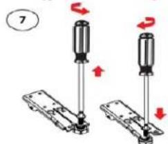 DANBY DFF143V1SSDB - DOOR REVERSAL INSTRUCTIONS - 7