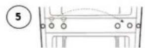 DANBY DFF143V1SSDB - DOOR REVERSAL INSTRUCTIONS - 5