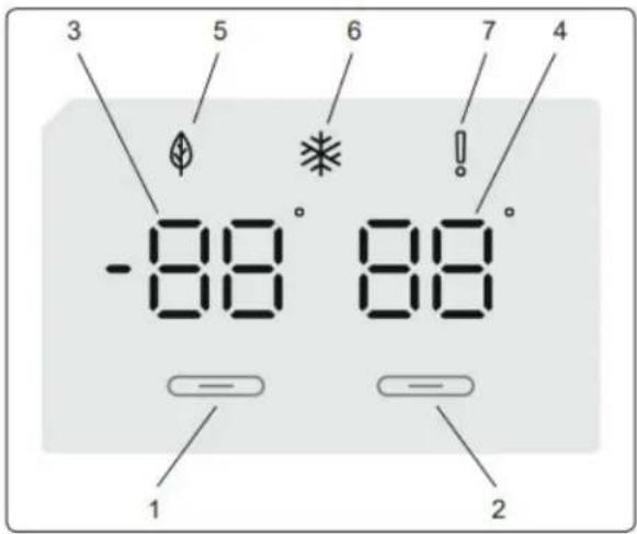 DANBY DFF143V1SSDB - TEMPERATURE CONTROL - 1