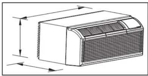 DANBY DPTA090HEB2WDB - DIMENSIONS - 1