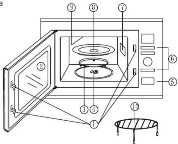 Mx Onda MX-MW2620 - CONTROLLI ED ELEMENTI - 1