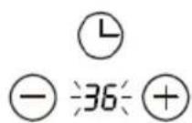 Mx Onda MX-VC2640 - Using the Timer as a Minute Minder If you are not selecting any cooking zone - 3
