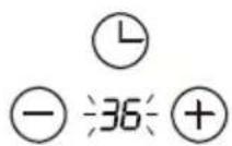 Mx Onda MX-VC2640 - Setting the timer to turn one cooking zone off - 4