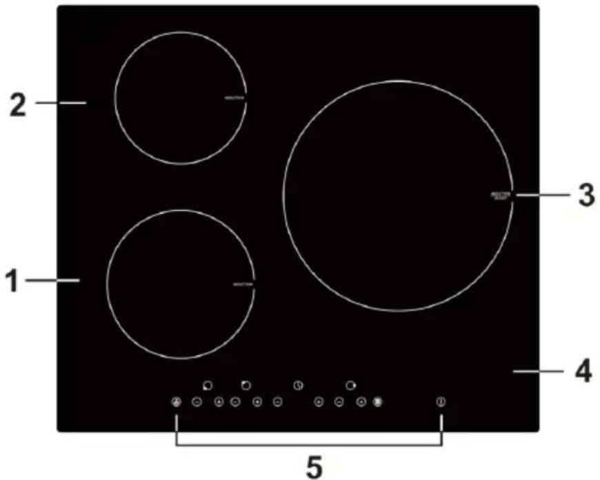 Mx Onda MX-PI2230 - COMMANDES ET ELEMENTS - 1