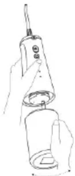 Mx Onda MX-HD2412 - USE OF DENTAL WATER JET Filling the water tank - 1