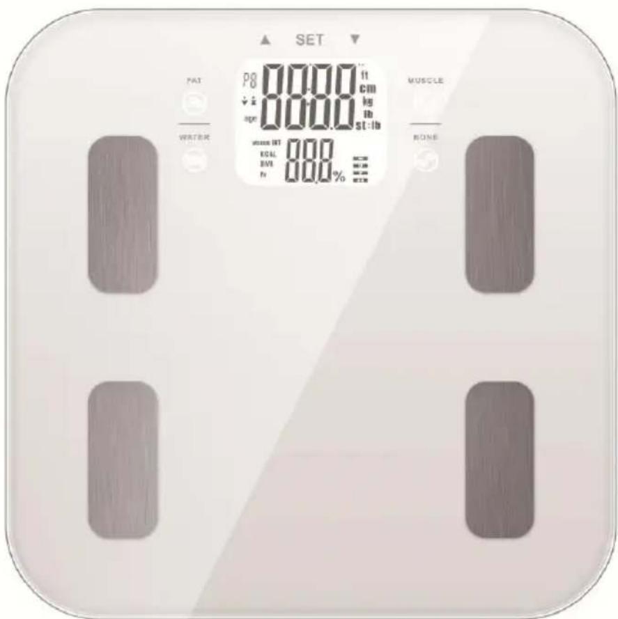 Mx Onda MX-PB2450-1 - BÁSCULA DE BAÑO ELECTRÓNICA CON MEDICIÓN DEL PORCENTAJE DE GRASA CORPORAL, AGUA, MASA MUSCULAR Y MASA ÓSEA - 1