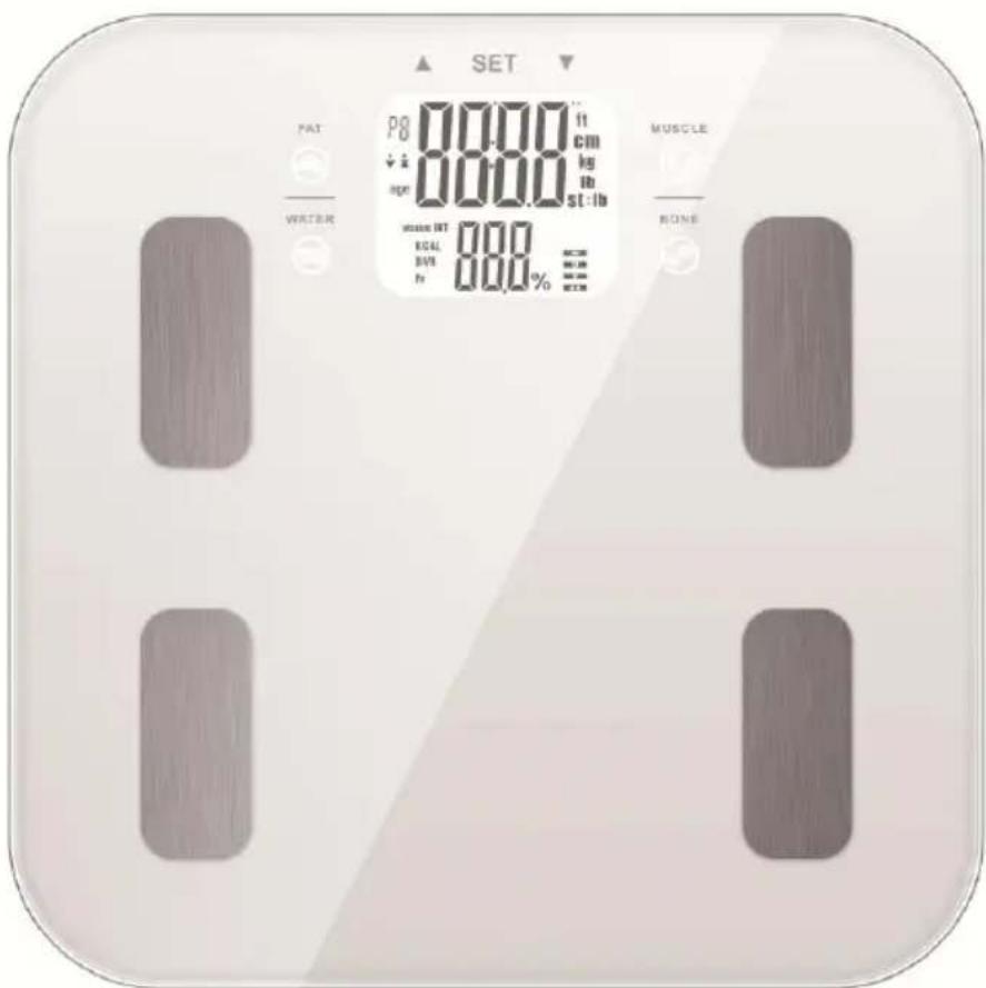 Mx Onda MX-PB2450-1 - ELECTRONIC BATHROOM SCALE WITH MEASUREMENT OF BODY FAT PERCENTAGE, WATER, MUSCLE MASS AND BONE MASS - 1