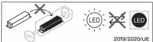 Beghelli 43013 - Regolazione della potenza degli apparecchi tramite DIP SWITCH Adjustment of the power of the appliances by means of the DIP SWITCH - 5