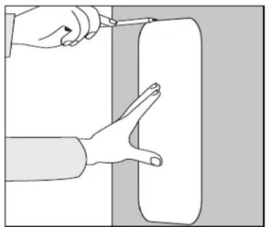 GoldenEar Invisa JPS - VEUILLEZ NOTER : Votre découpe doit être à au moins 2" (50 mm) des murs/plafonds adjacents, des montants internes et de tout tuyau. - 1