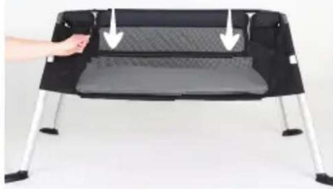 Phil & Teds traveller 5 - UNACCEPTABLE BED, MATTRESS, BOXSPRING & FRAME NOT IN-LINE - 2