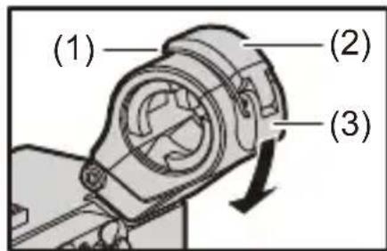 PANASONIC DMW-XLR2 - Fermez le support pour microphone. - 1