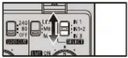 PANASONIC DMW-XLR2 - Réglage des canaux d'enregistrement - 1