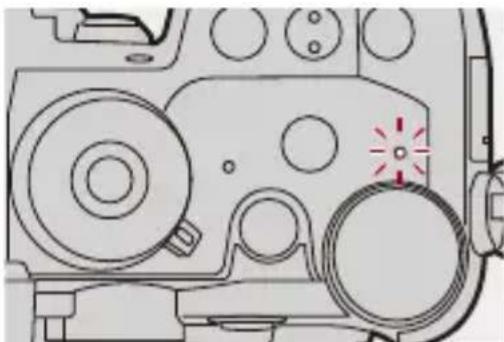 PANASONIC Lumix DC-GH7 - Indications du témoin de charge - 1