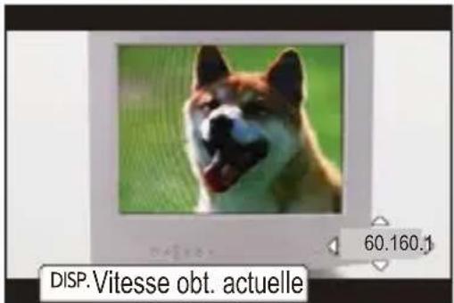 DISP. Vitesse obt. actuelle