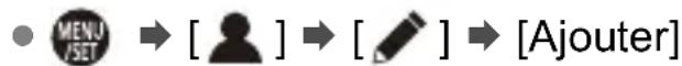 PANASONIC Lumix DC-GH7 - Mémorisation dans Menu Perso - 1