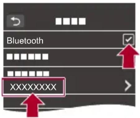 Bluetooth XXXXXXX
