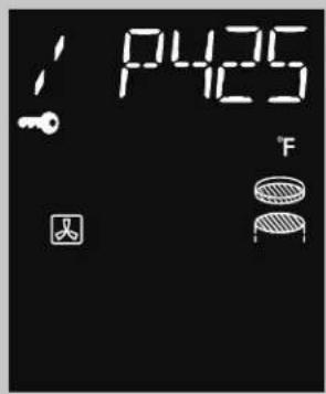 P425 °F