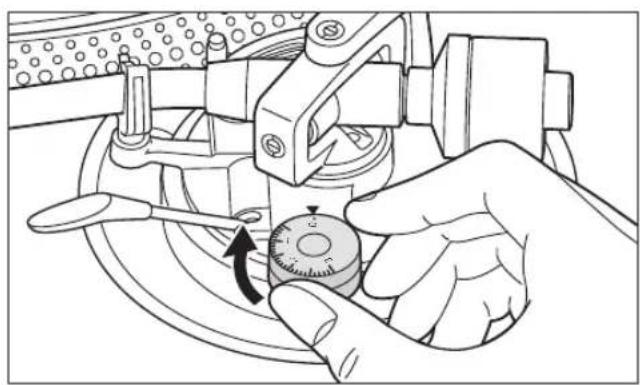 TECHNICS SL-1200M7B - Turn the anti-skating control to adjust it to the same value as the stylus pressure control. - 1