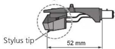 TECHNICS SL-1200M7B - Adjust the overhang. - 1