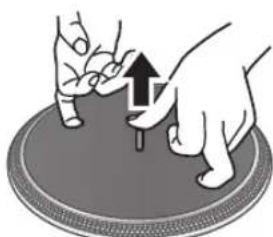 TECHNICS SL-1200M7B - To remove the turntable - 1