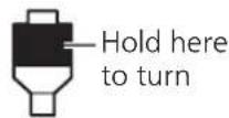 TECHNICS SL-1200M7B - Free the tone arm from the arm rest and adjust horizontal balance by turning the balance weight. - 1
