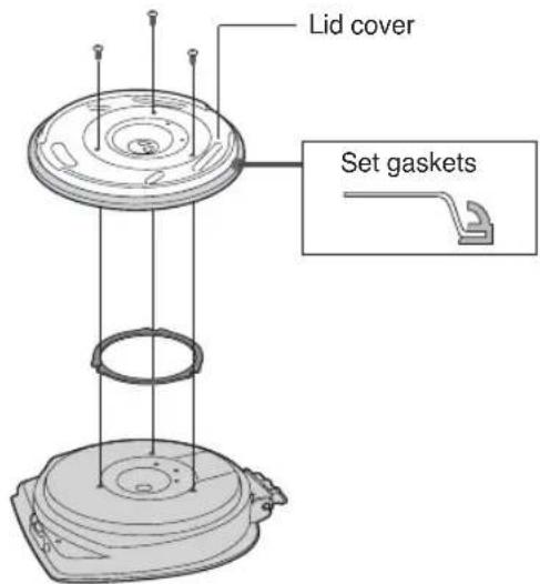 PANASONIC NC-HU301 - Rubber gasket set - 1