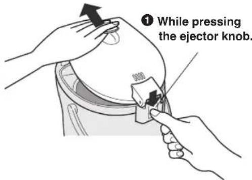 PANASONIC NC-HU301 - How to Remove the Lid - 2