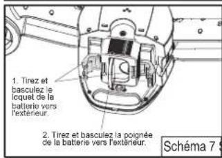 Nautica J-Class - Comment retirer la batterie pour la charger : - 6