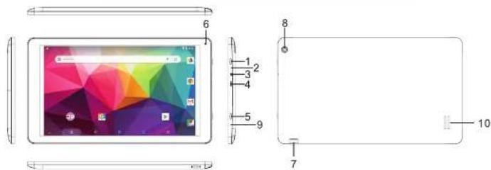 LISTO Web'Pad 1003 - BATTERIE - 1