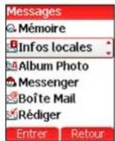 SAGEM myV-65 - Infos locales - 1