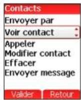 SAGEM myV-65 - Voir contact - 1