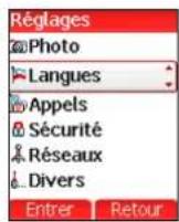 SAGEM myV-65 - Langues - 1