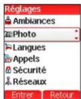 SAGEM myV-65 - Réglages photo - 1