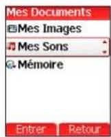 SAGEM myV-65 - Mes sons - 1