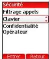 SAGEM myV-65 - Verrouillage clavier - 1