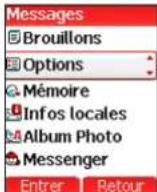SAGEM myV-65 - Options d'envoi - 1
