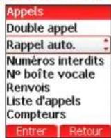 SAGEM myV-65 - Rappel automatique - 1